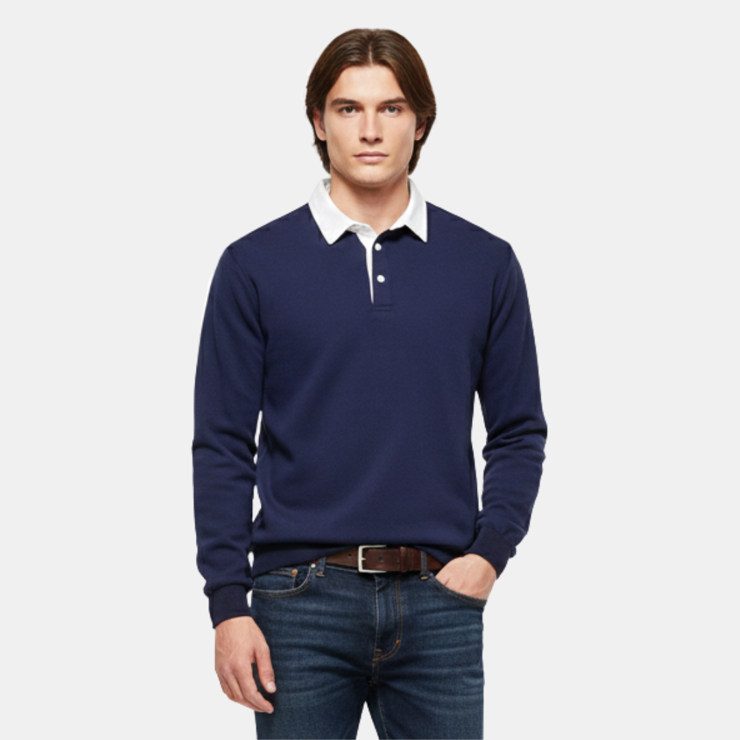 The Jaxen Classic Polo Sweater