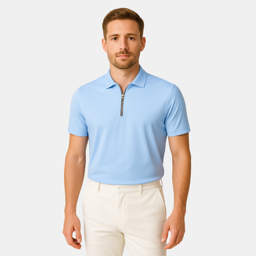 The Liran Half-Zip Polo