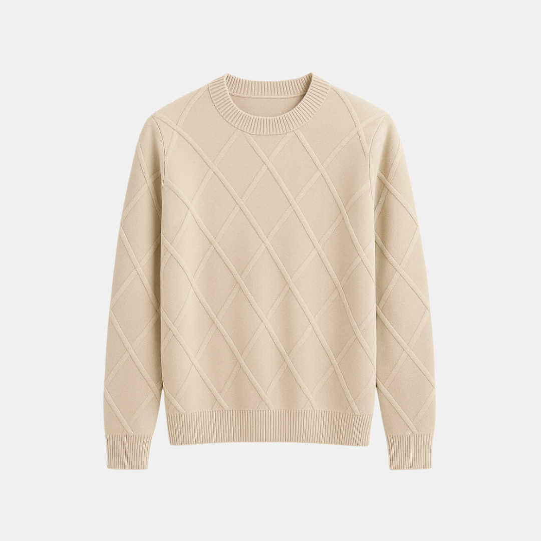 The Lucien Diamond Knit Crewneck