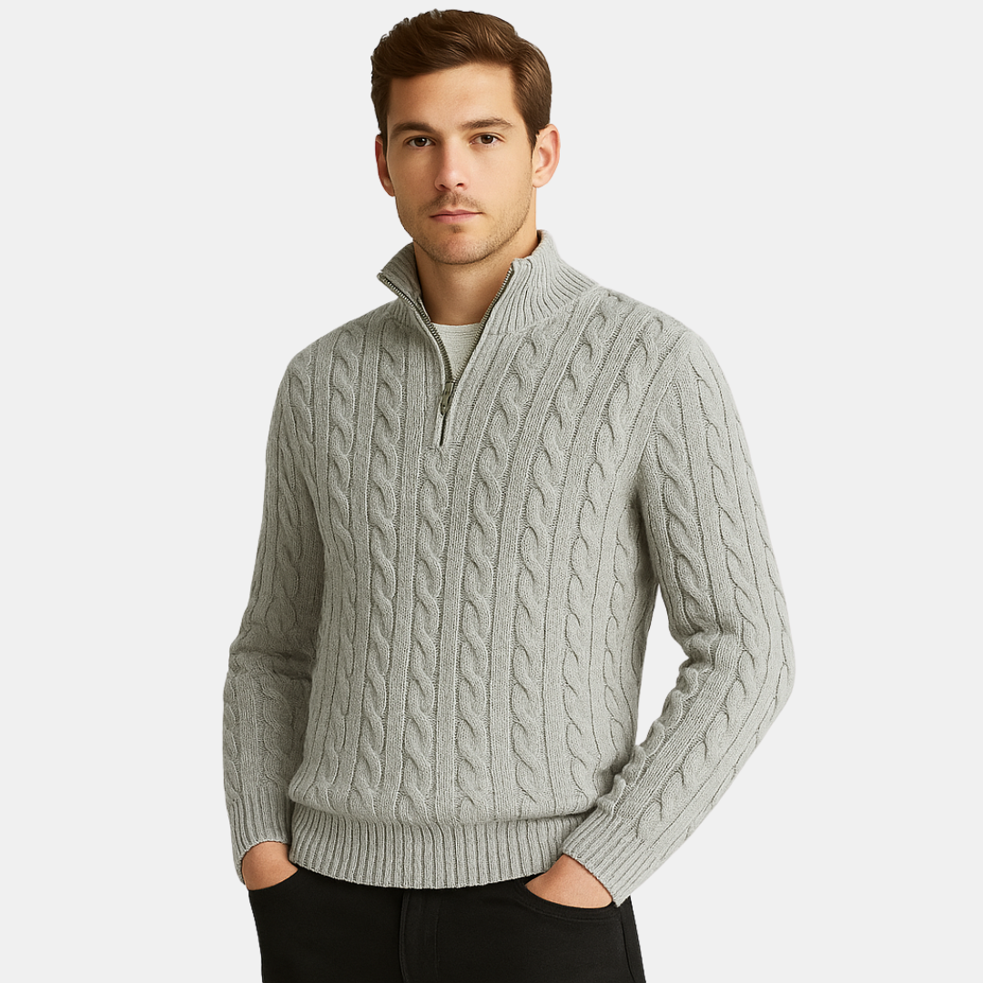 The Meridan Cable Half-Zip