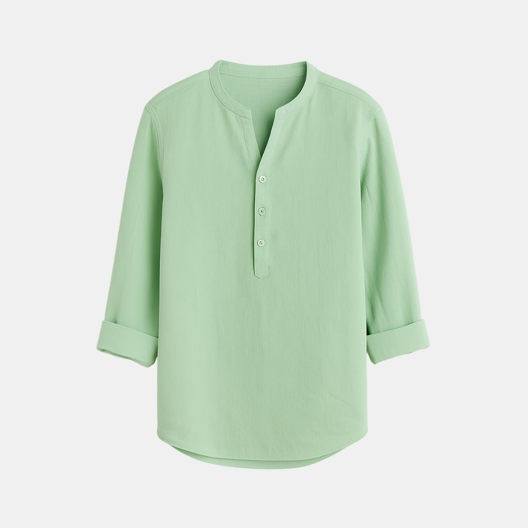 The Navaro Linen Look Shirt