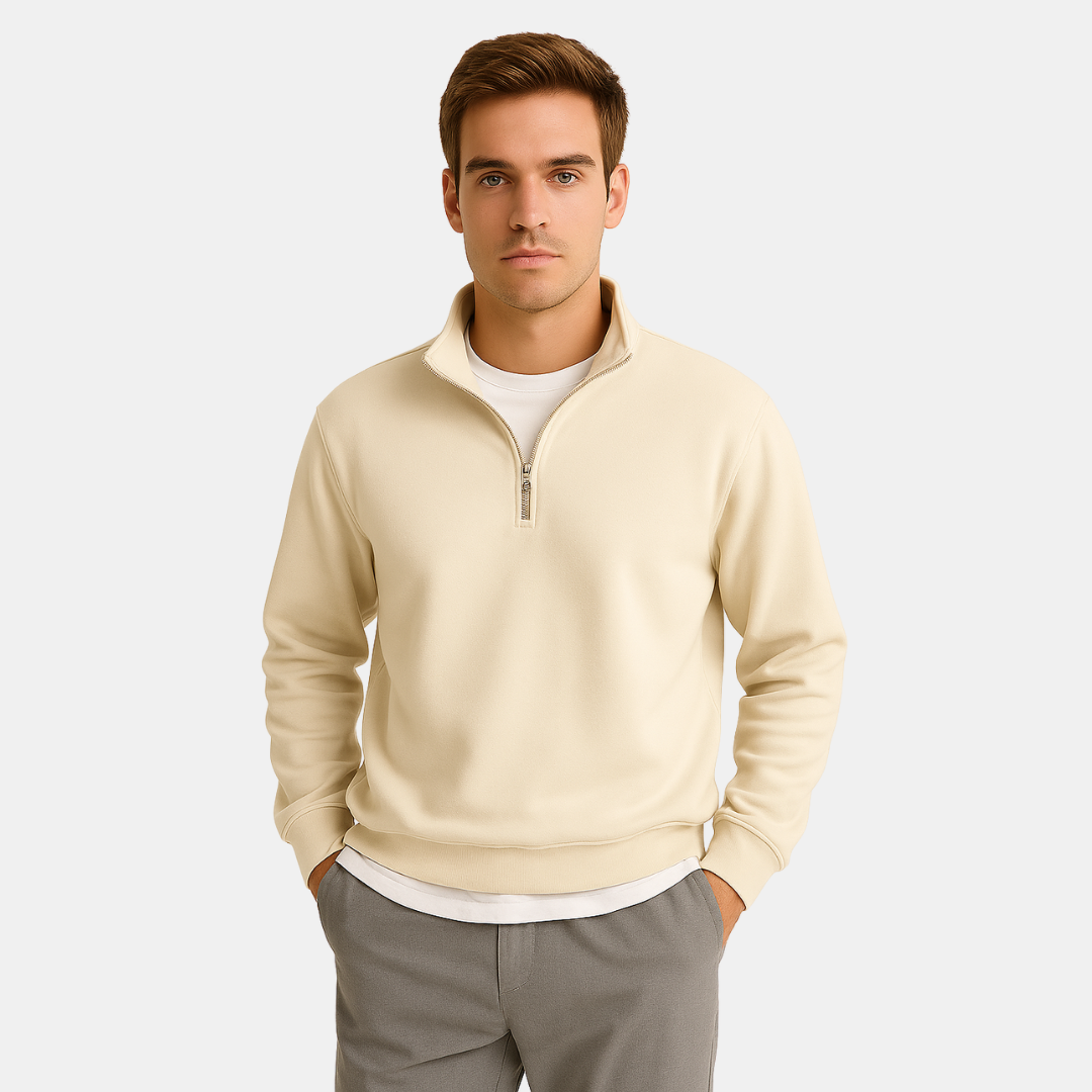 The Pryce Half Zip Sweater