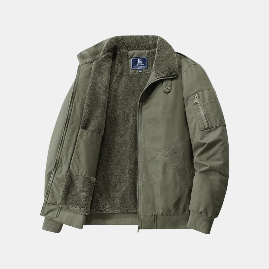 The Rowan Teddy Bomber Jacket