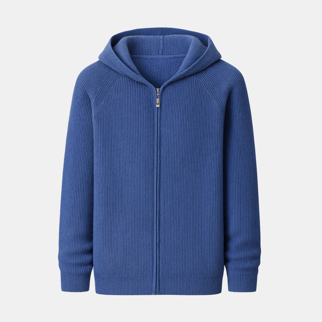 The Selvano Cashmere Zip Hoodie