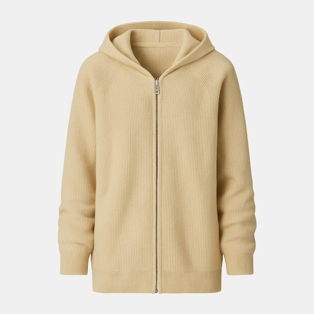 The Selvano Cashmere Zip Hoodie