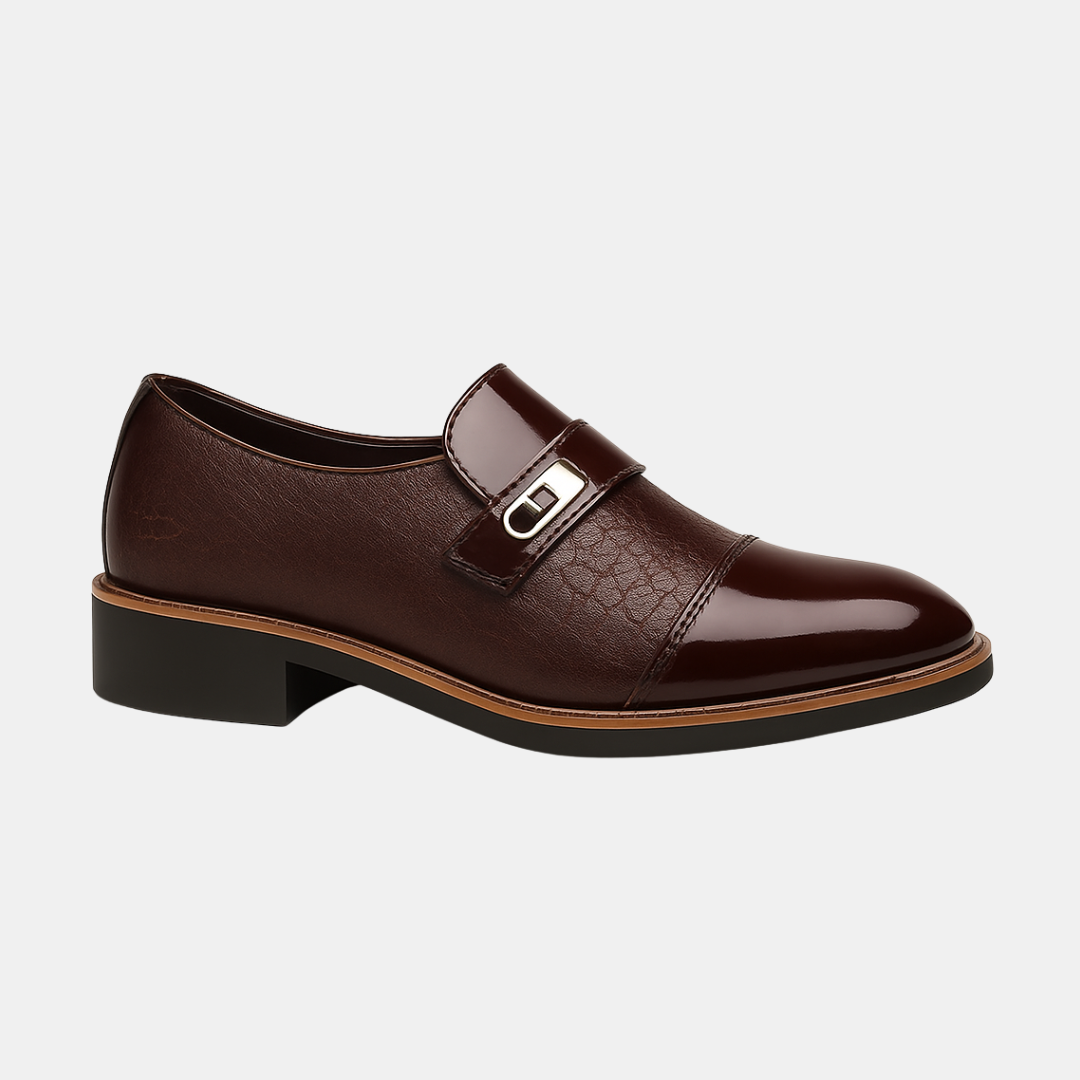 The Vardon Polished Buckle Loafer