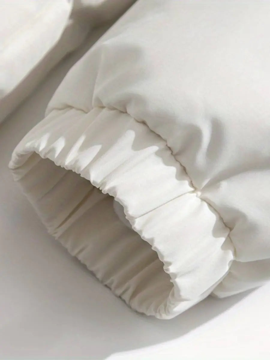 Warme Winterjas Met Fleece Voering En Capuchon