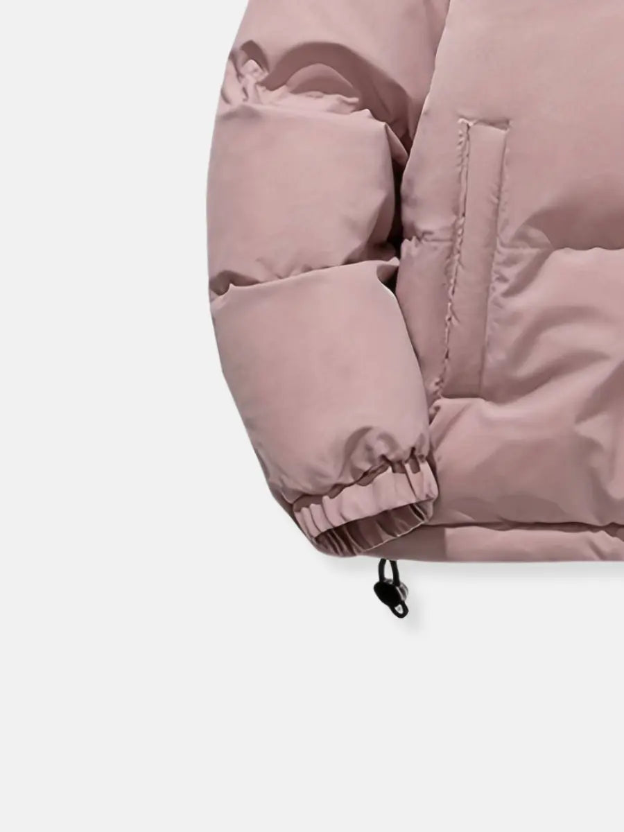 Warme Winterjas Met Fleece Voering En Capuchon