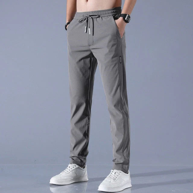 William sportieve heren jogger met trekkoord en tapered fit