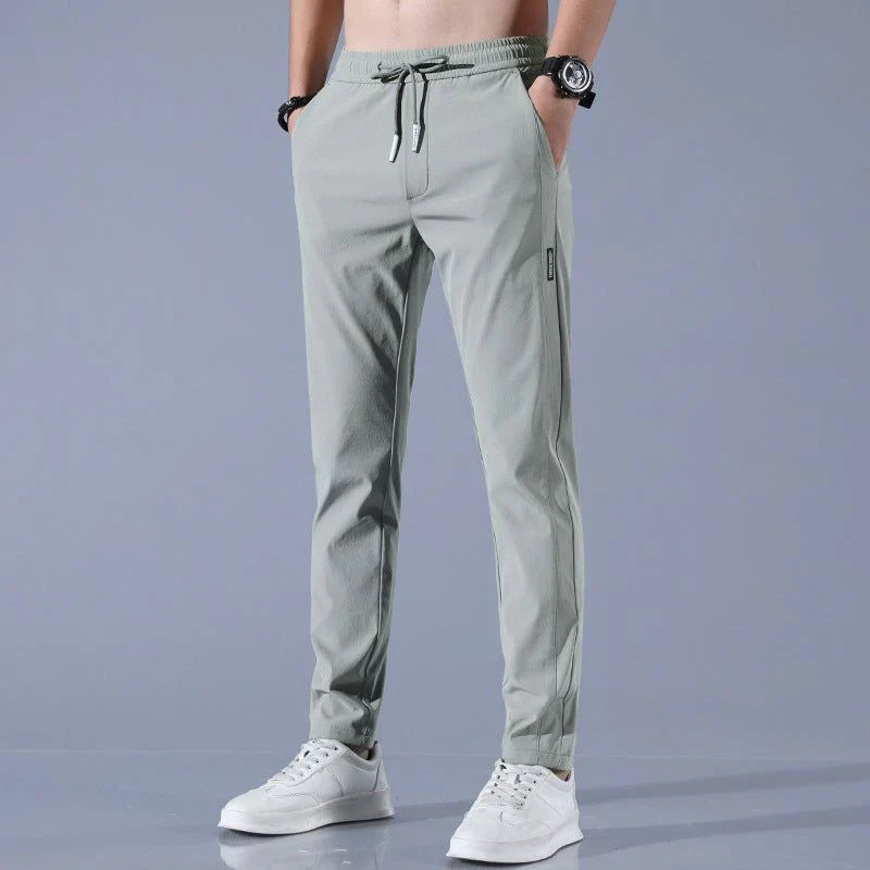 William sportieve heren jogger met trekkoord en tapered fit