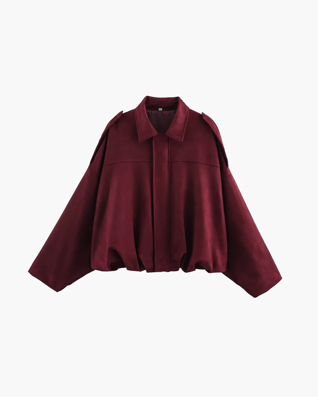 Amber Elegante Suède Bomberjas Voor Dames