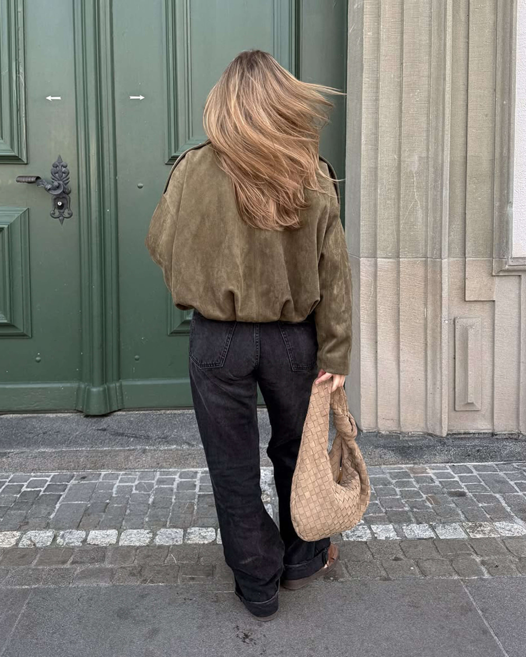 Amber Elegante Suède Bomberjas Voor Dames