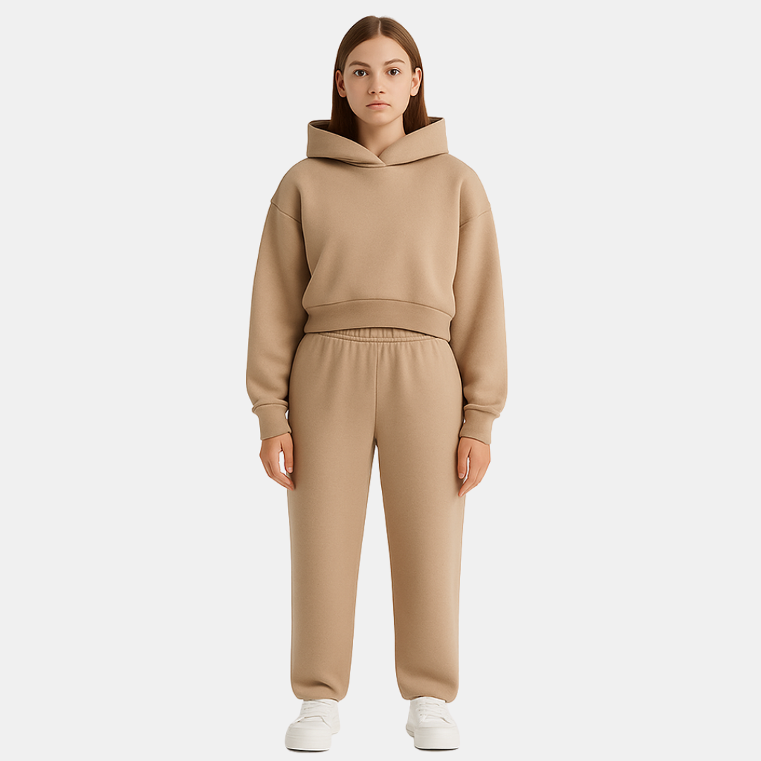 Anna Dames Loungewear Set Met Hoodie En Broek