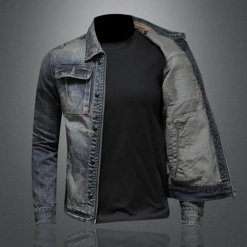 Antoine Heren spijkerjas met klassieke denim look