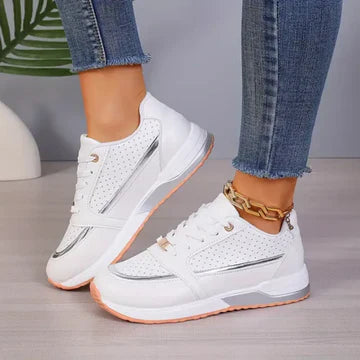 Ashton comfortabele dames sneakers met plateauzool