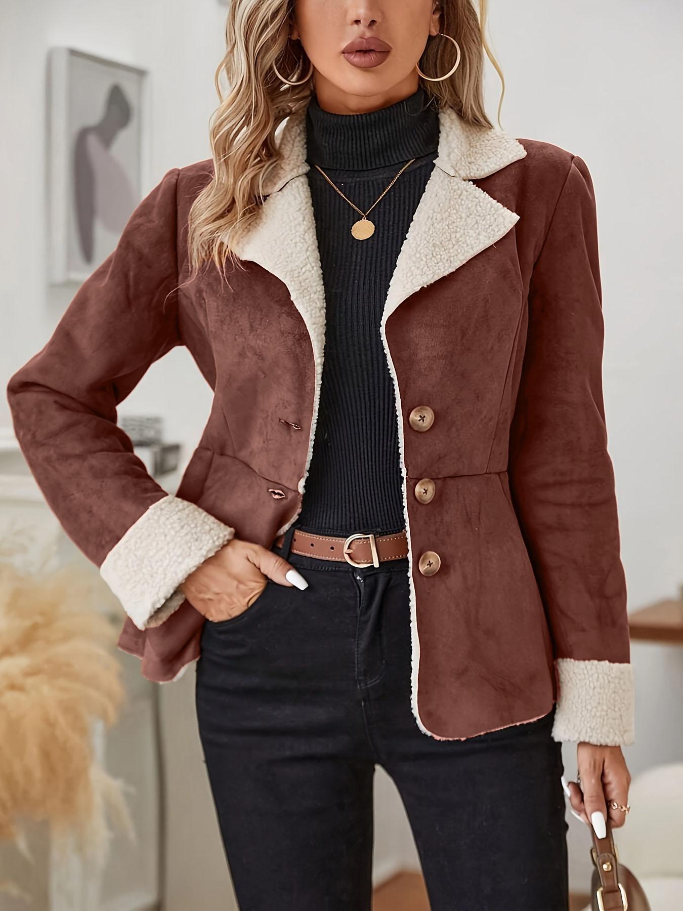 Clarisse Korte Dames Jas Met Sherpa Voering