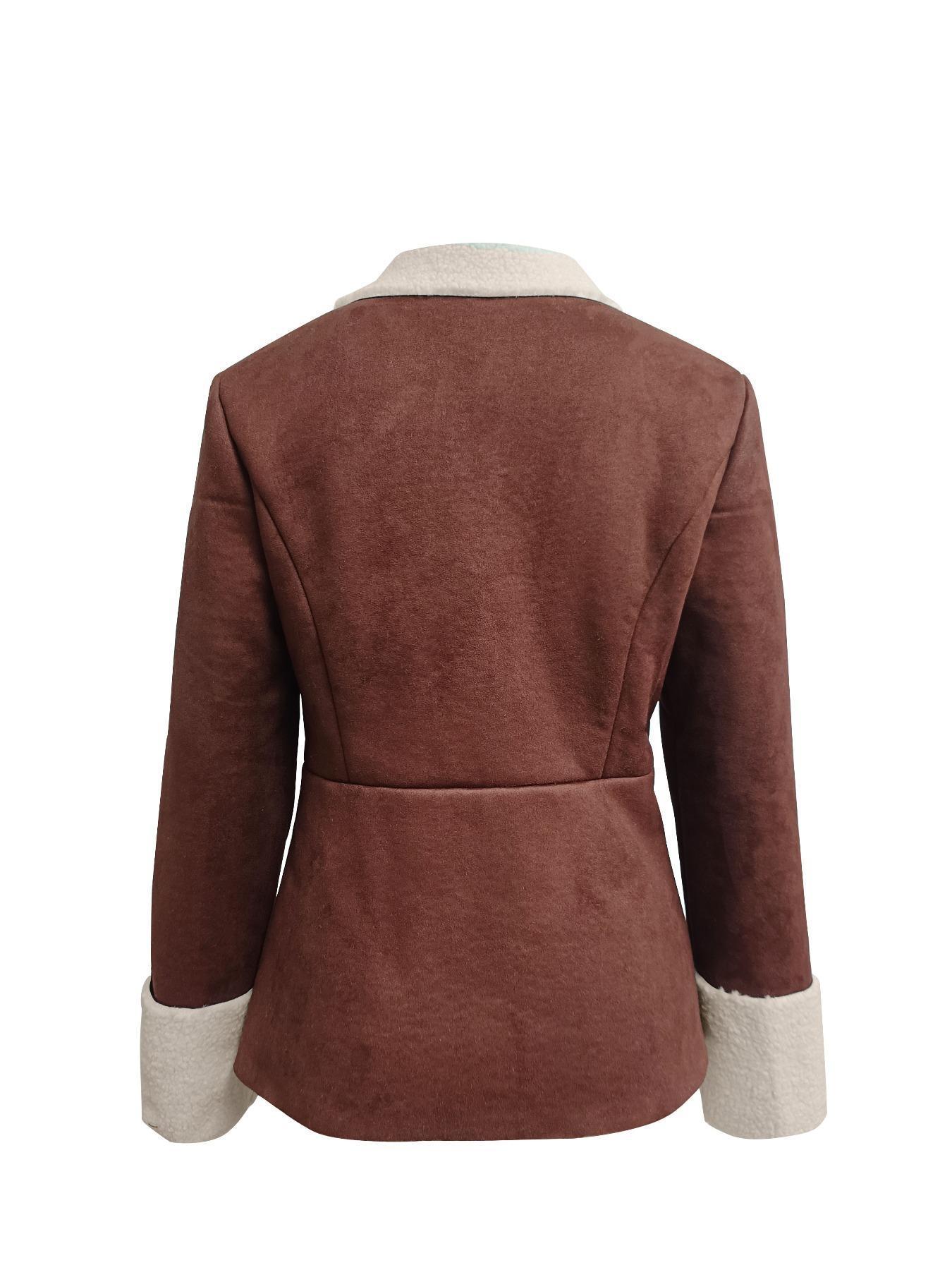 Clarisse Korte Dames Jas Met Sherpa Voering