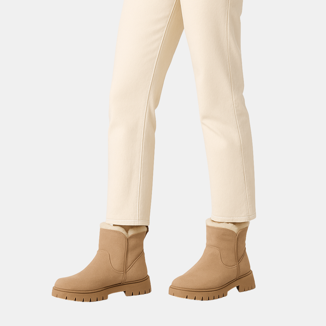 Dames Winterboots Met Warme Voering En Profielzool