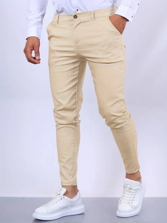 Eden Stretch Slim Fit Heren Chino