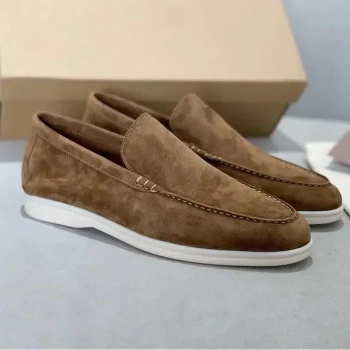 Ethan Casual heren loafers met witte zool