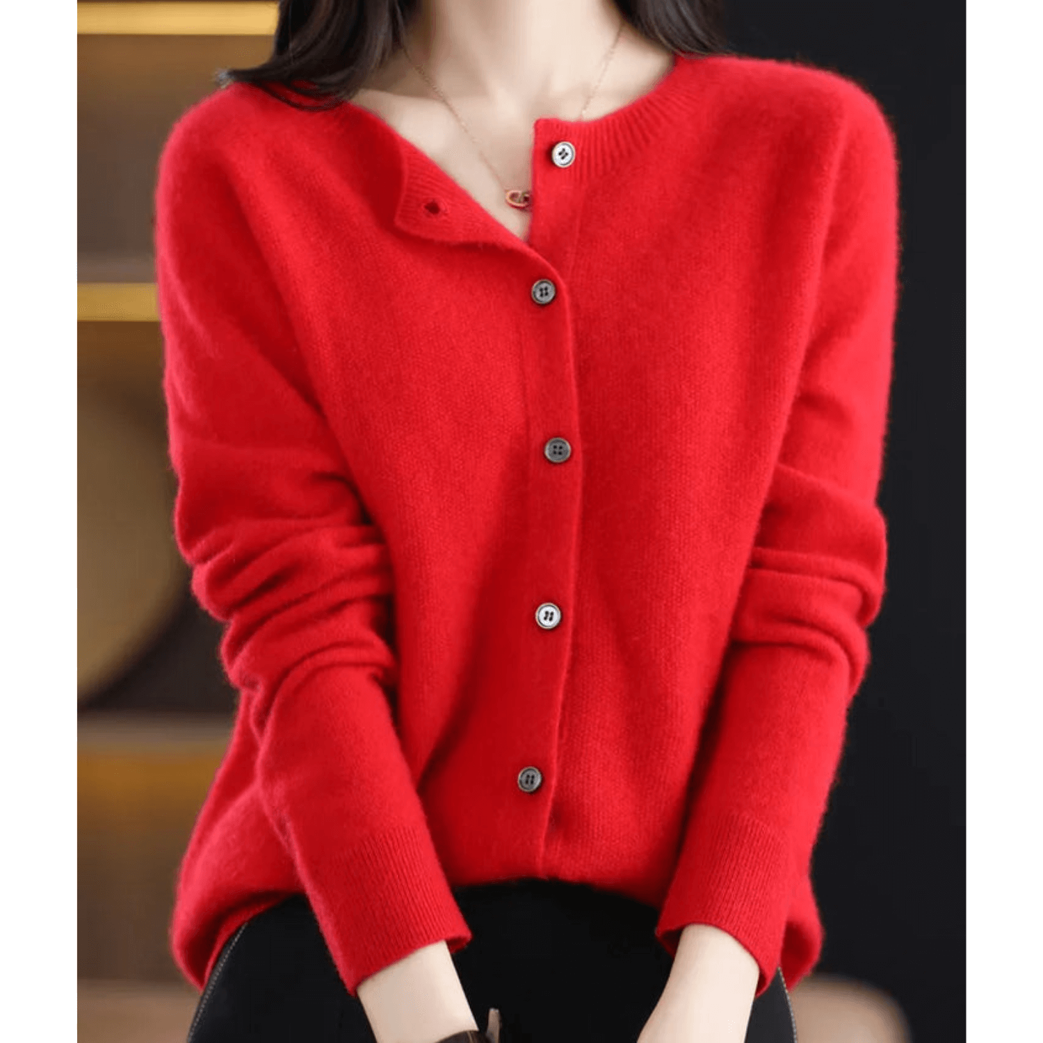 Faith Cardigan voor dames met knoopsluiting