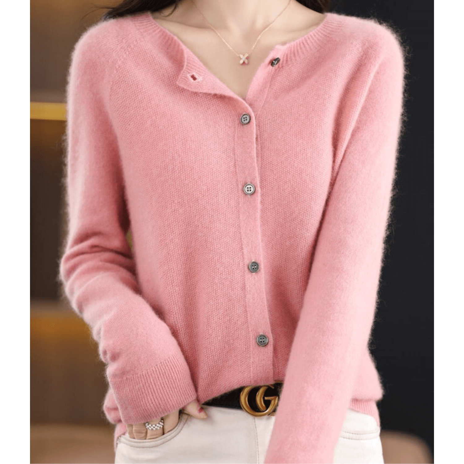 Faith Cardigan voor dames met knoopsluiting