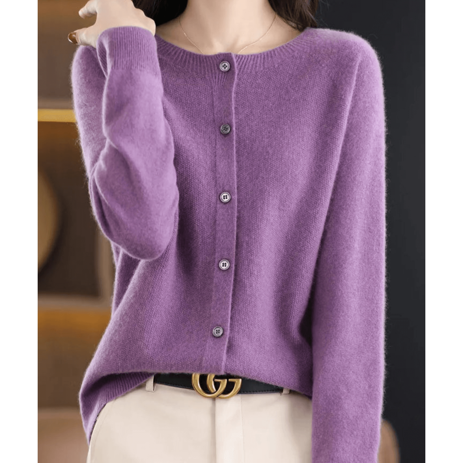 Faith Cardigan voor dames met knoopsluiting