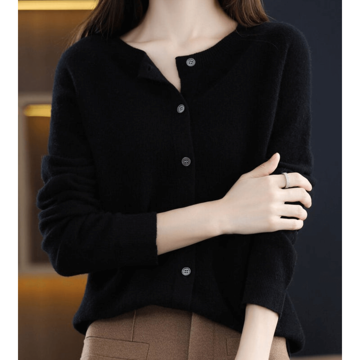 Faith Cardigan voor dames met knoopsluiting