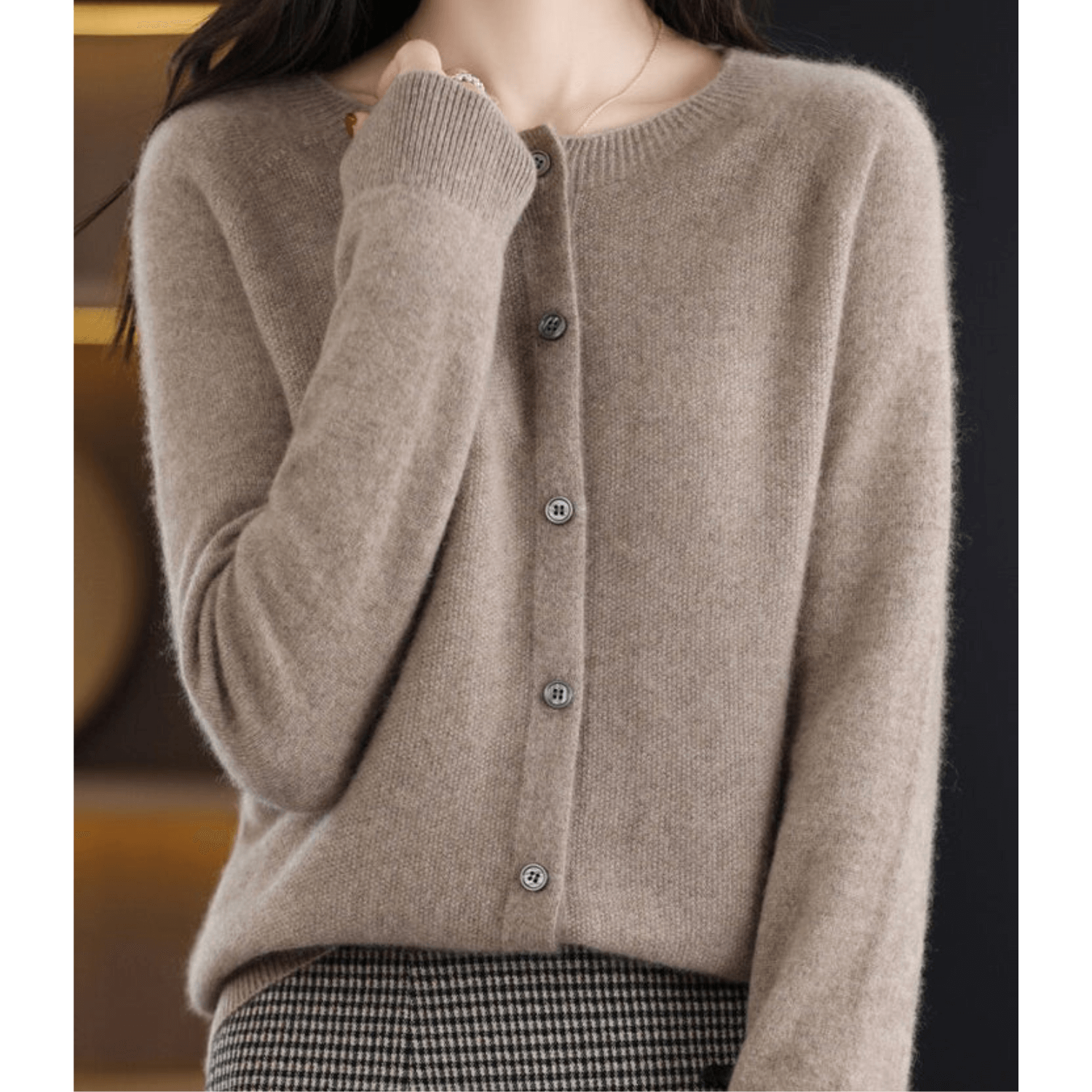 Faith Cardigan voor dames met knoopsluiting