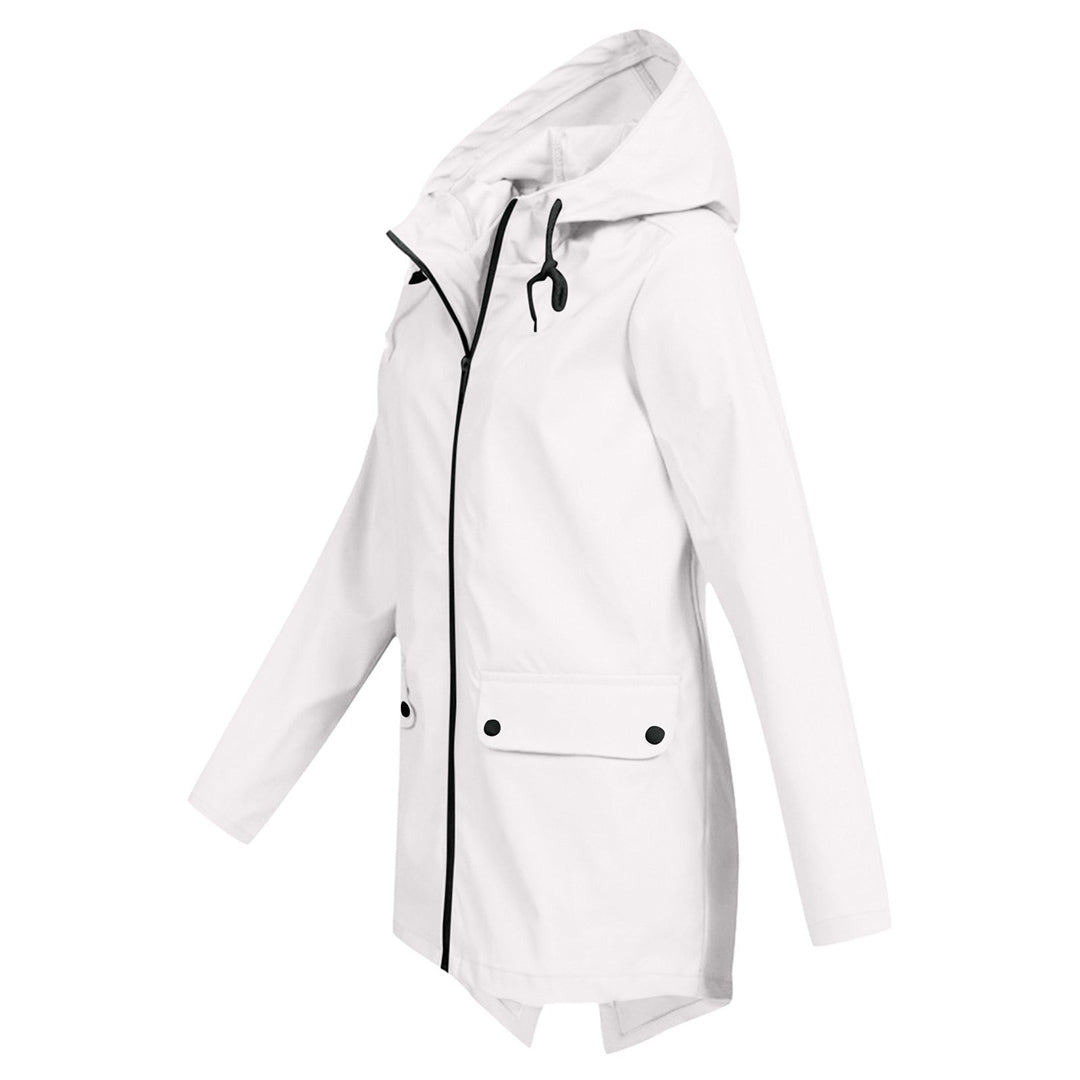 Francine Dames softshell jas met capuchon en zakken