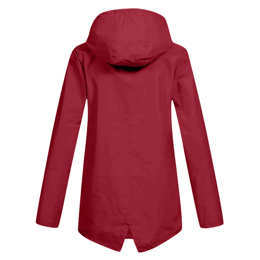 Francine Dames softshell jas met capuchon en zakken