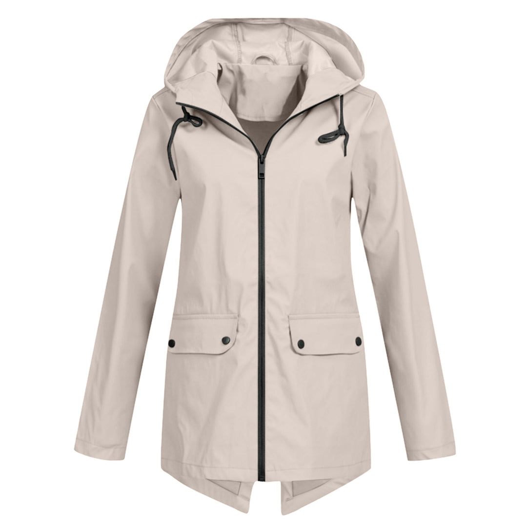 Francine Dames softshell jas met capuchon en zakken