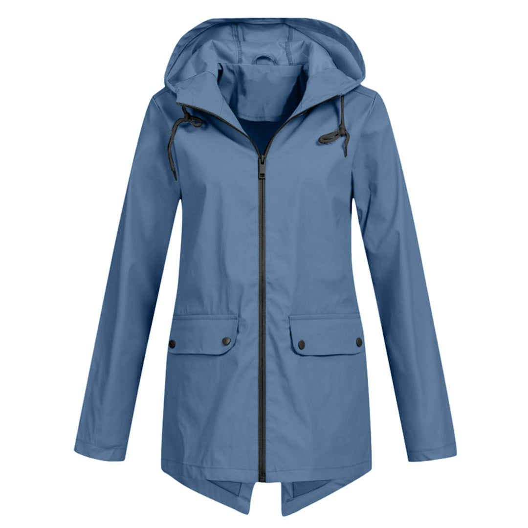 Francine Dames softshell jas met capuchon en zakken