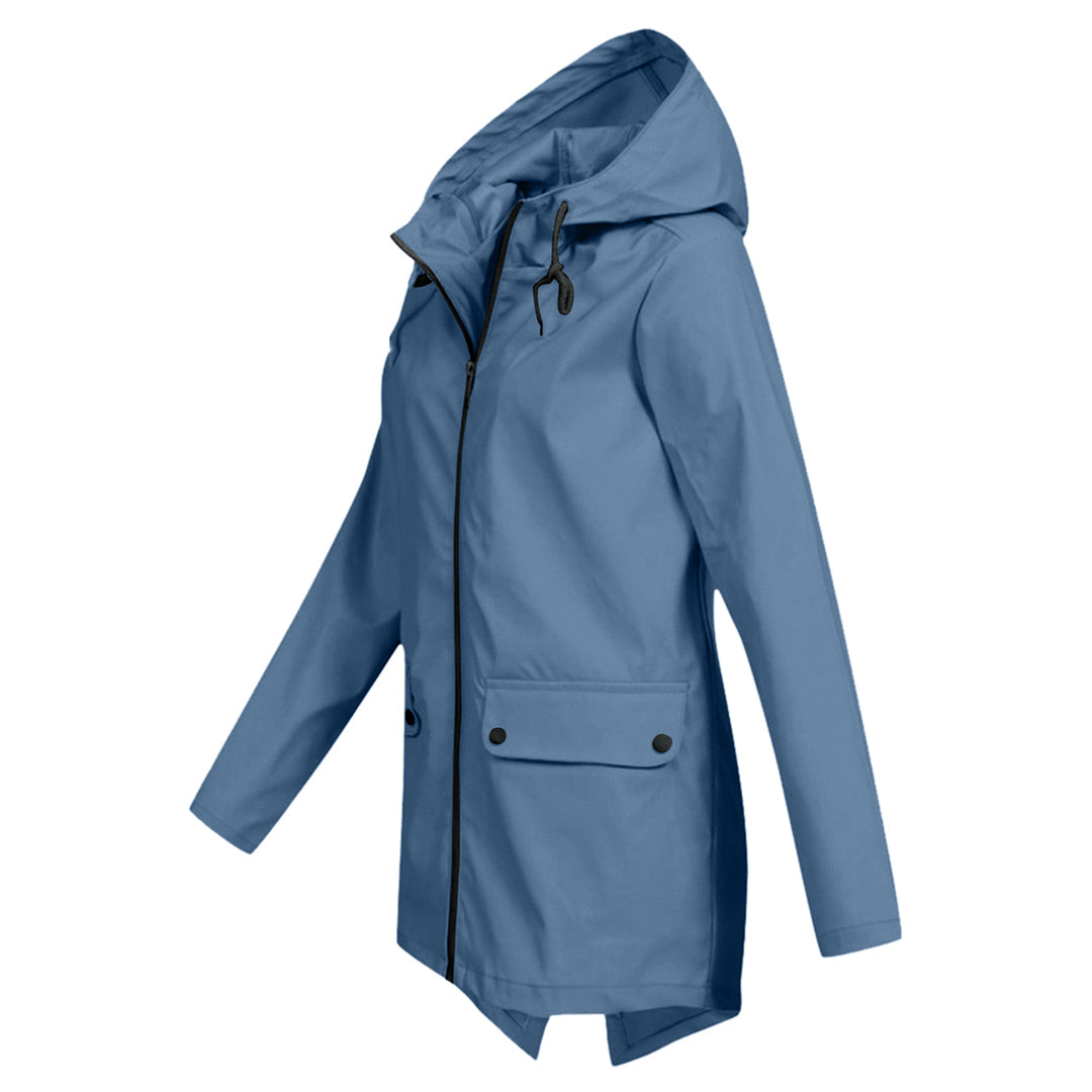 Francine Dames softshell jas met capuchon en zakken