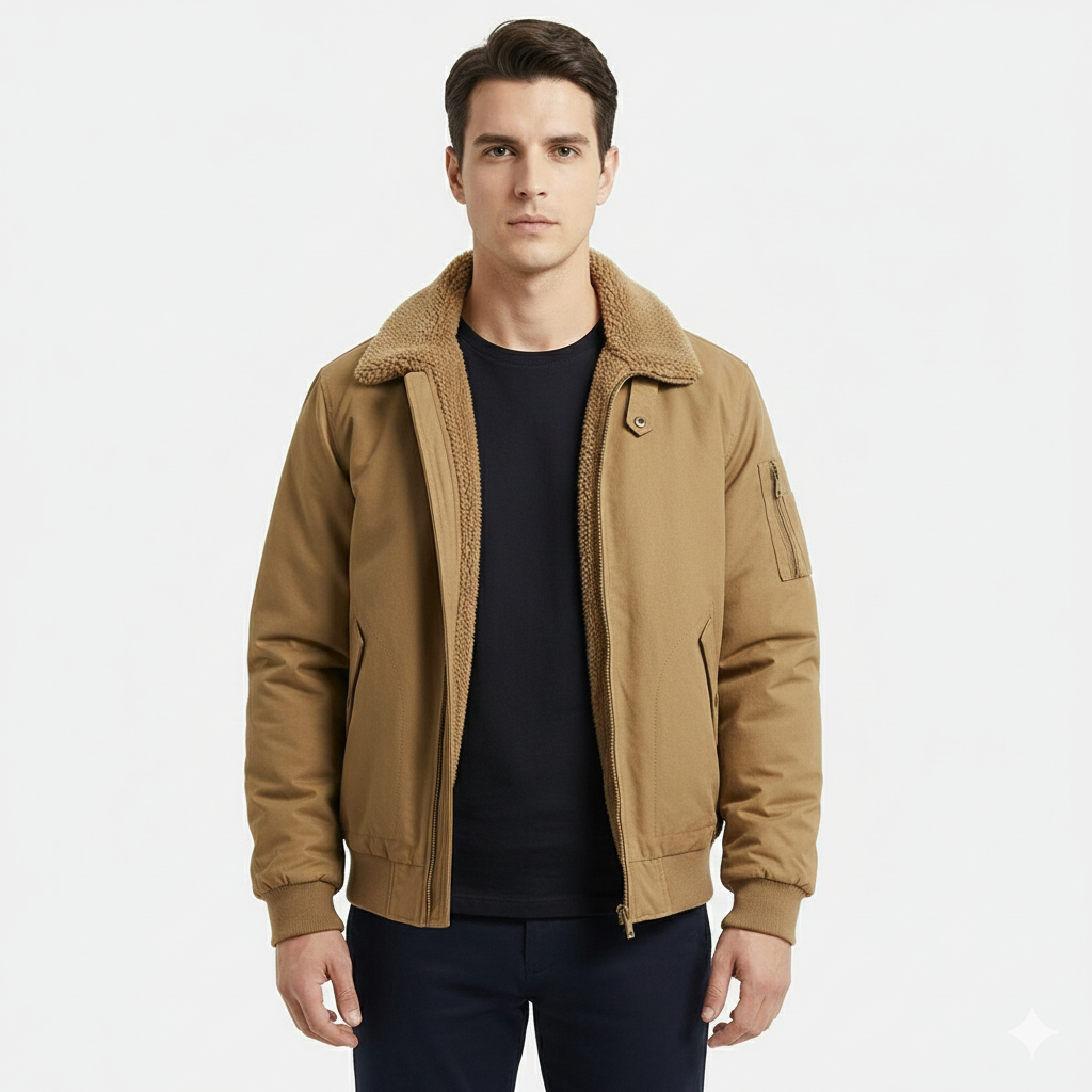 The Rowan Teddy Bomber Jacket