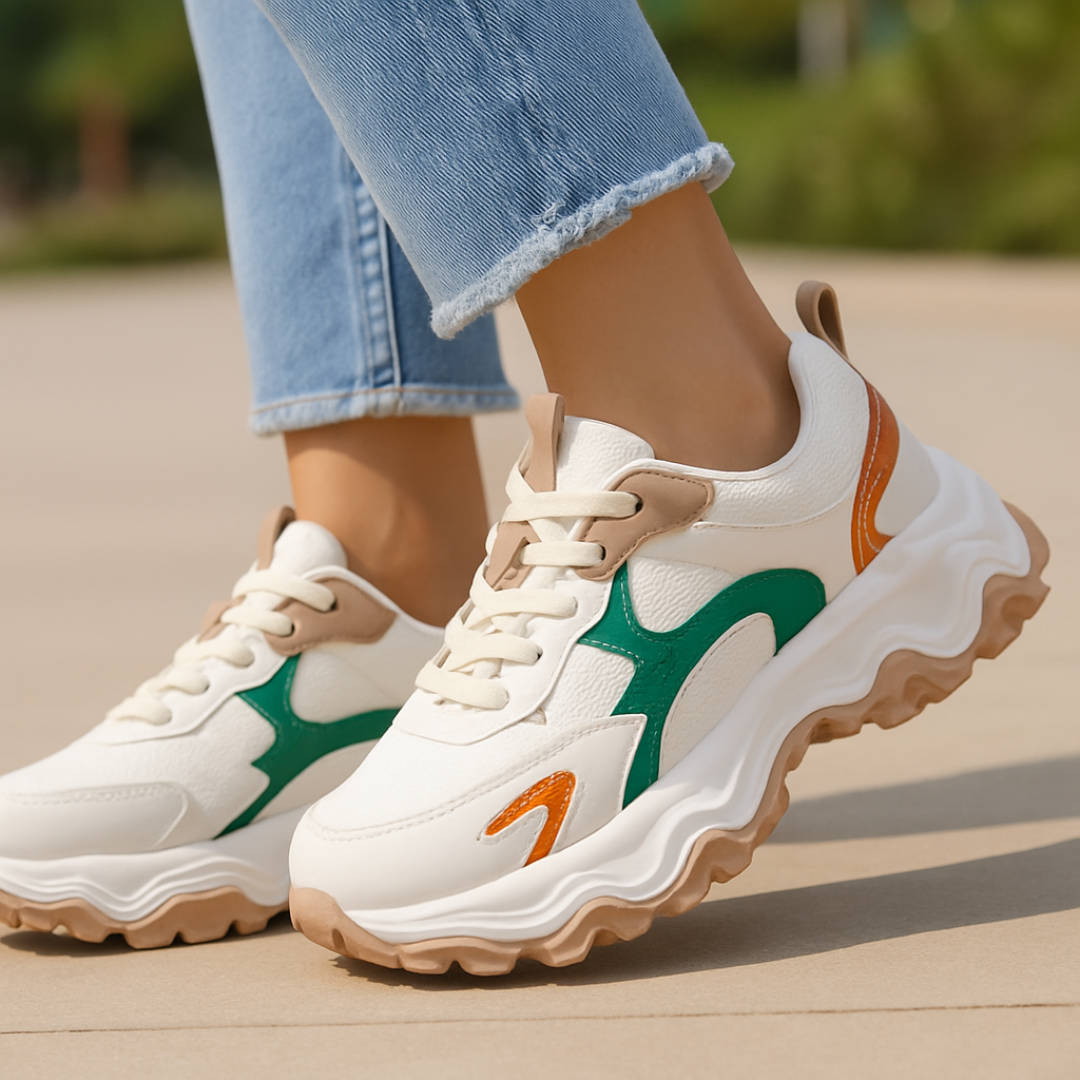 Hailey Chunky dames sneakers met sportieve look
