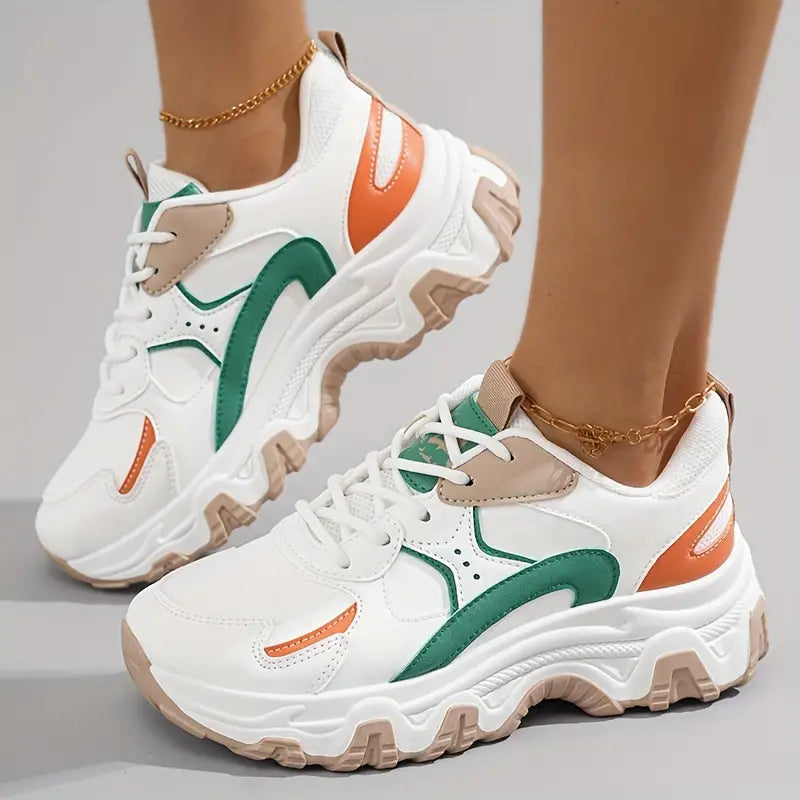 Hailey Chunky dames sneakers met sportieve look
