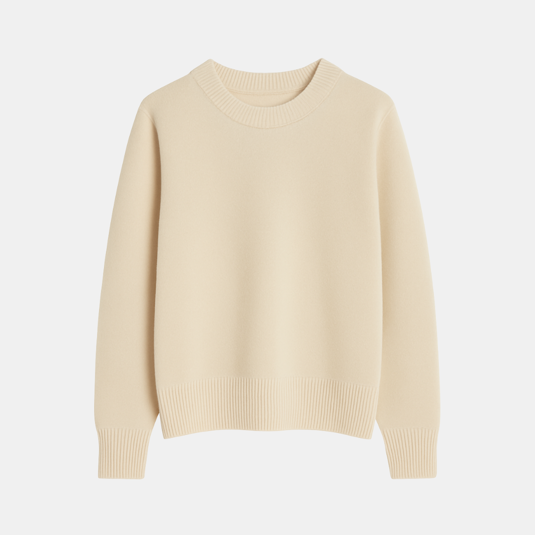 Heren Basic Trui Met Ronde Hals En Zachte Afwerking