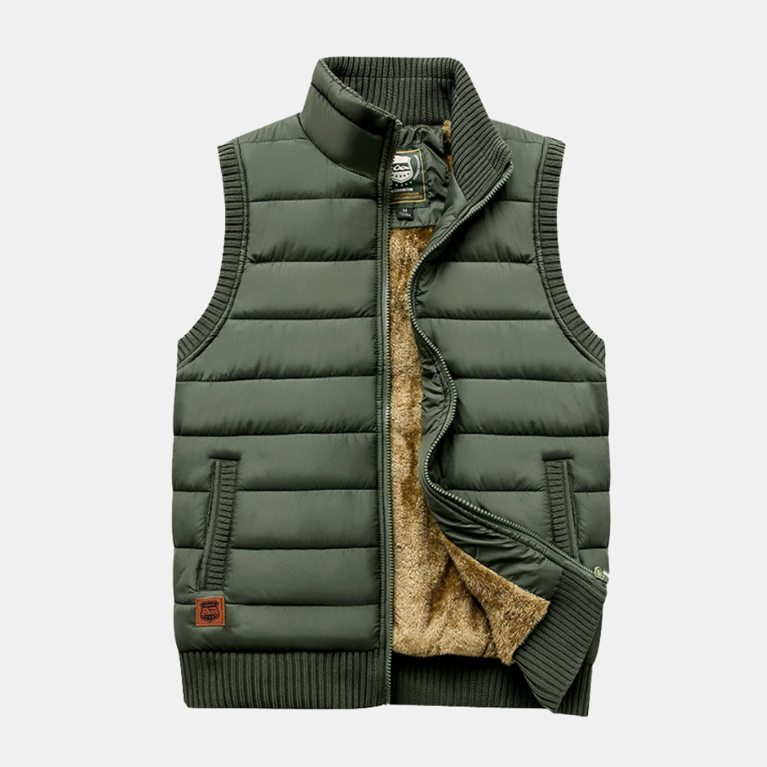 Heren Bodywarmer Met Warme Fleecevoering