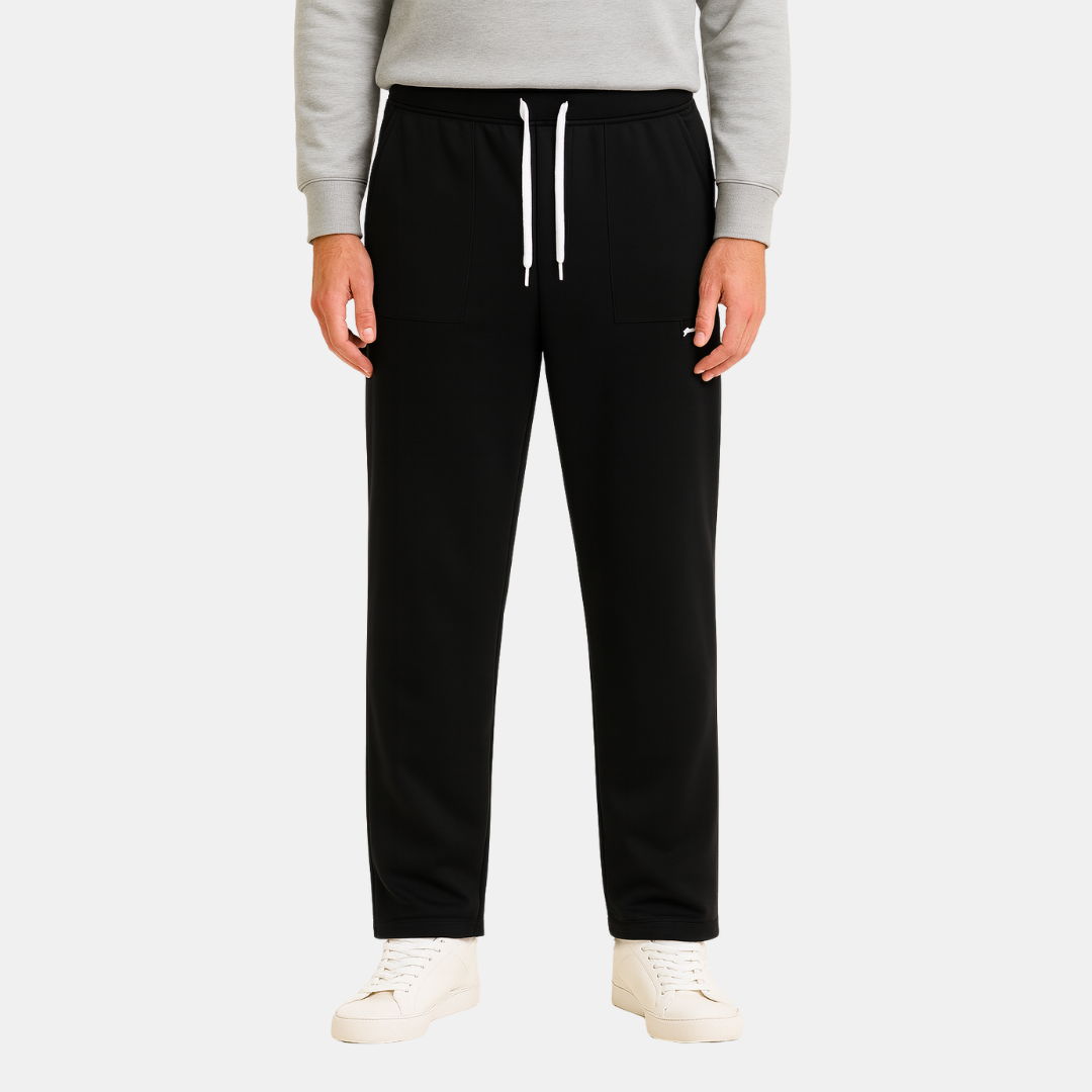 Heren Broek Met Trekkoord En Rechte Pasvorm