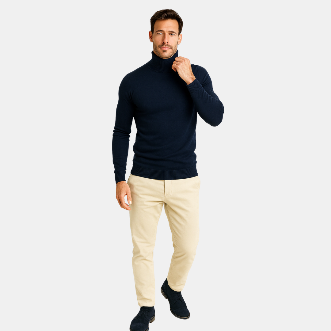Heren Coltrui Slim Fit Met Lange Mouwen En Strak Silhouet