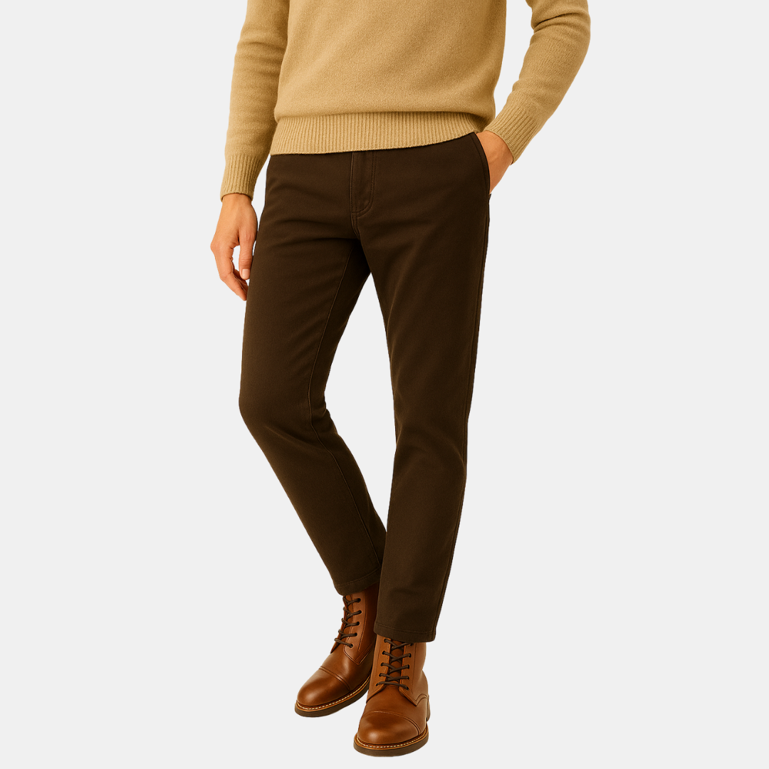 Heren Leren Look Boots Met Veters En Stevige Zool