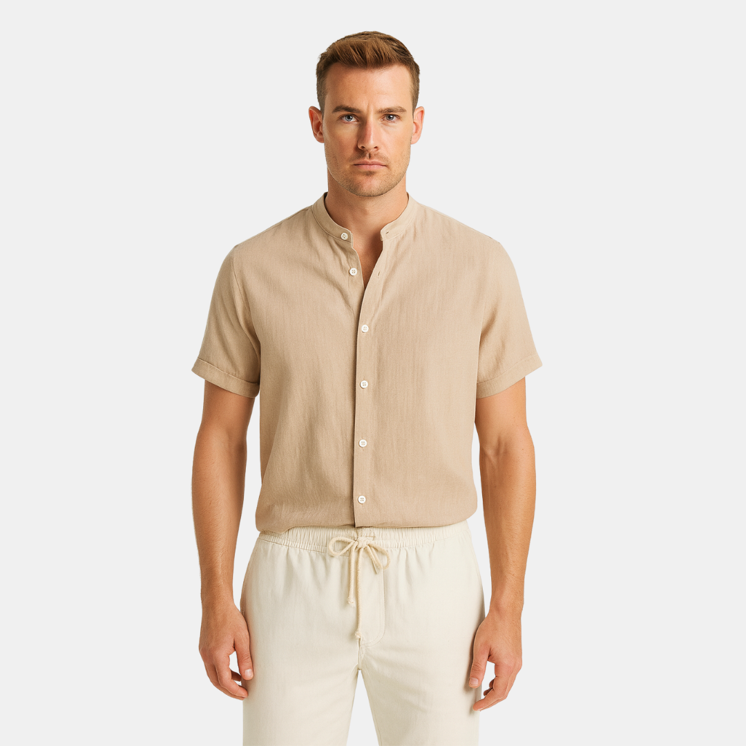 Heren Zomerset Met Korte Mouwen Shirt En Luchtige Broek