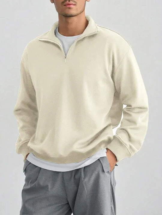 Jeremy Casual Half zip fleece trui voor heren