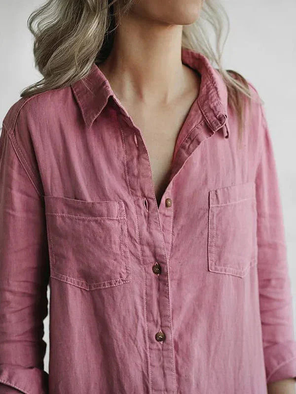 Jill Dames jumpsuit met kraag en knoopsluiting