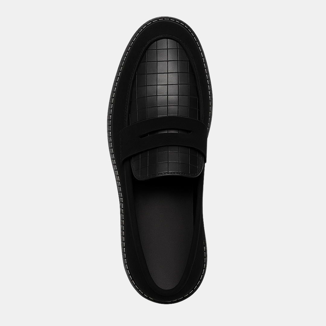 Kaiden luxe heren loafer met chique textuur