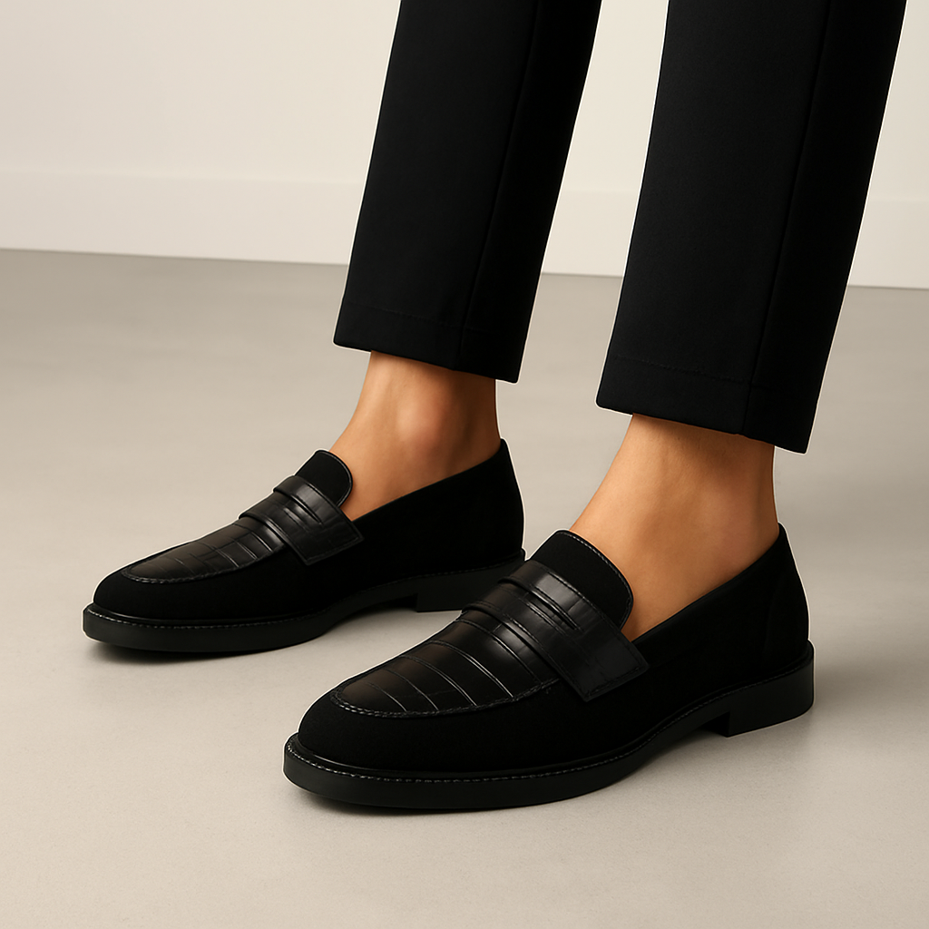 Kaiden luxe heren loafer met chique textuur