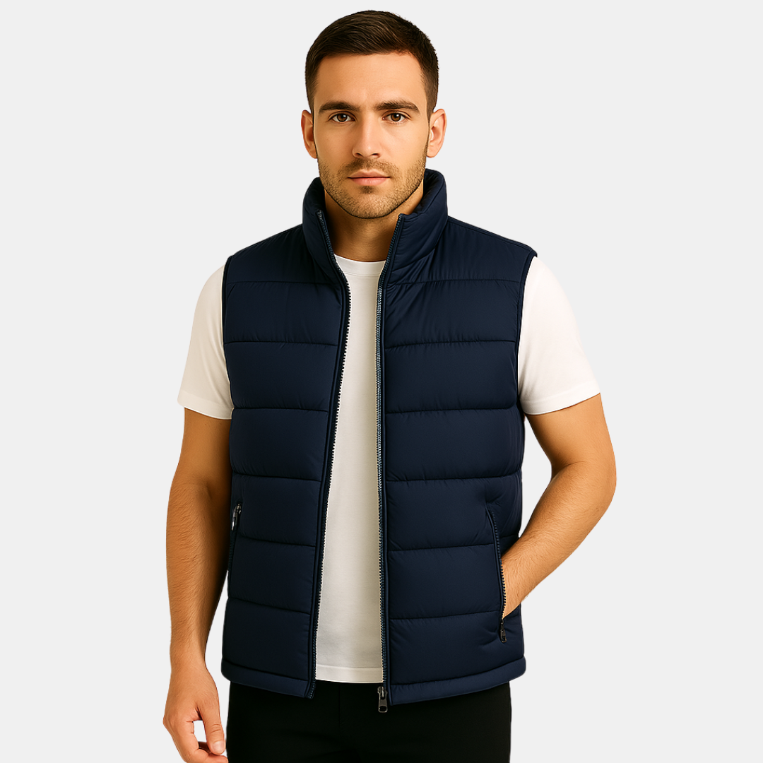 Lasse heren gewatteerde bodywarmer