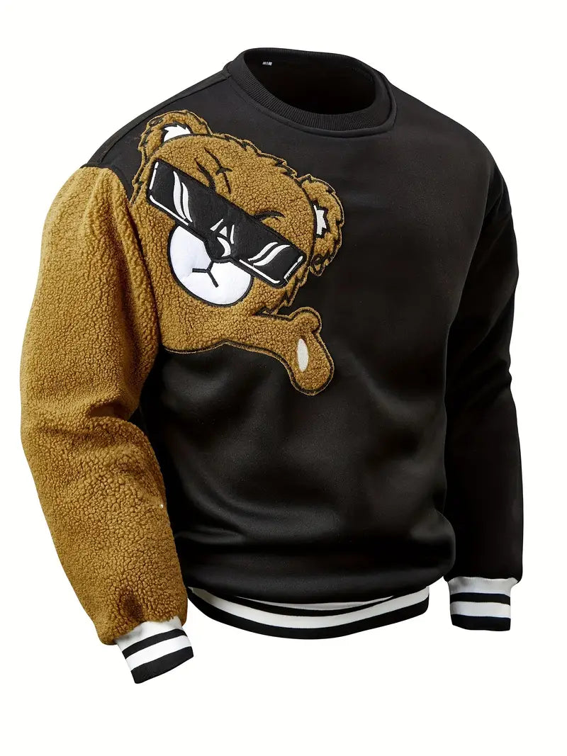 Leno Sweater met teddybeer design voor heren