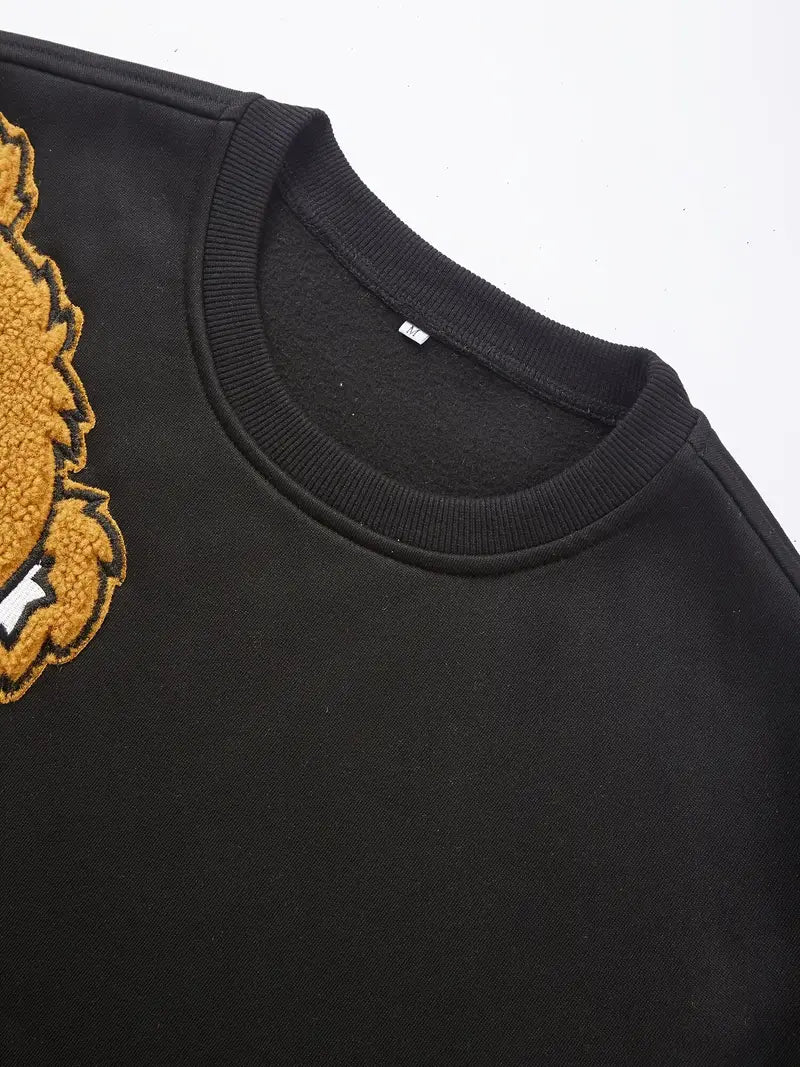 Leno Sweater met teddybeer design voor heren